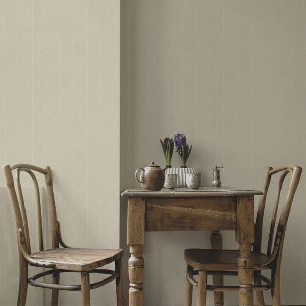 Papel pintado de rayas en color gris Stone 9400201 - Imagen 3