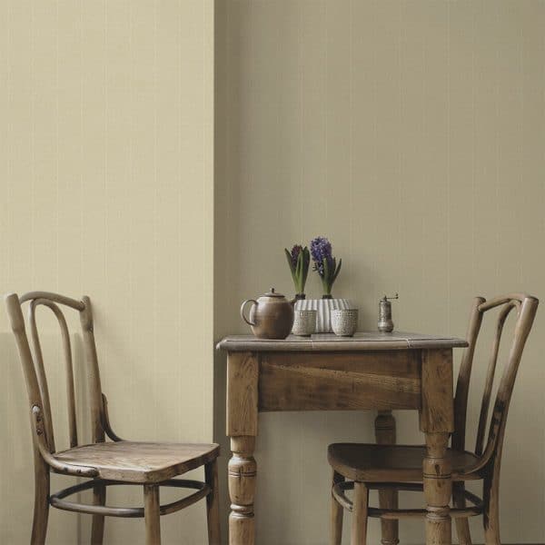 Papel pintado de rayas en color beige Cream 9400202 - Imagen 3