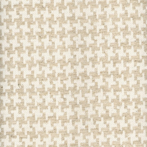 Tela de pata de gallo en color beige Check Beige