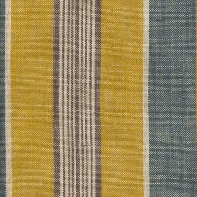 Tela de rayas multicolor Multistripes Curry