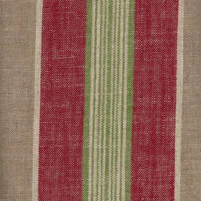 Tela de rayas en multicolor Multistripes Green