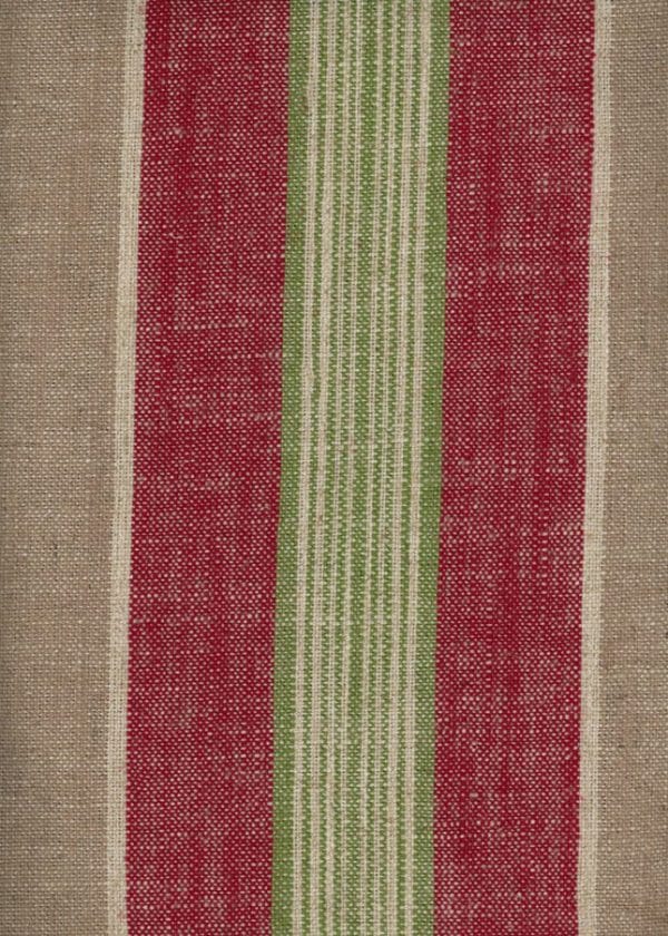 Tela de rayas en multicolor Multistripes Green