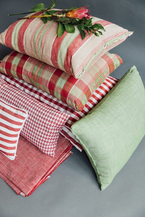 Tela de rayas multicolor Multistripes Curry - Imagen 7