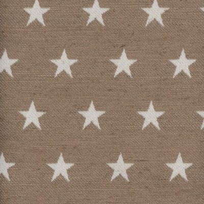 Tela de estrellas en color marrón Stars Sand