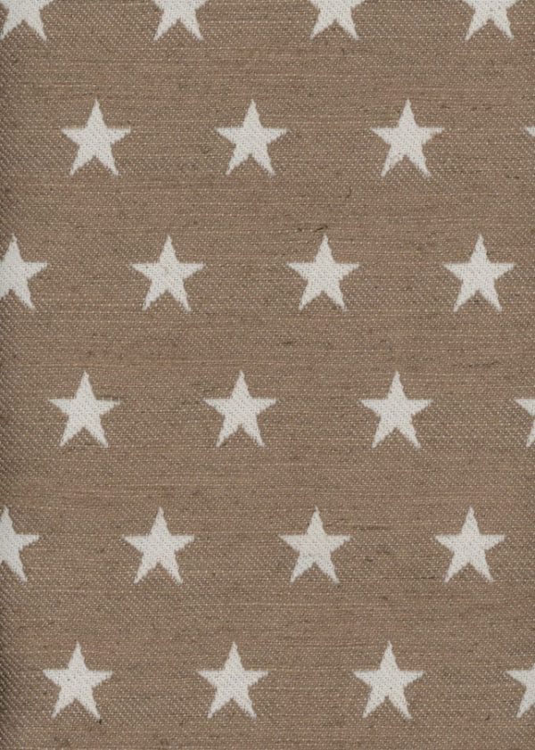 Tela de estrellas en color marrón Stars Sand