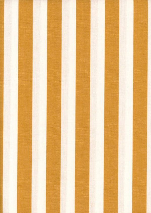 Tela de rayas en color mostaza Stripes Curry