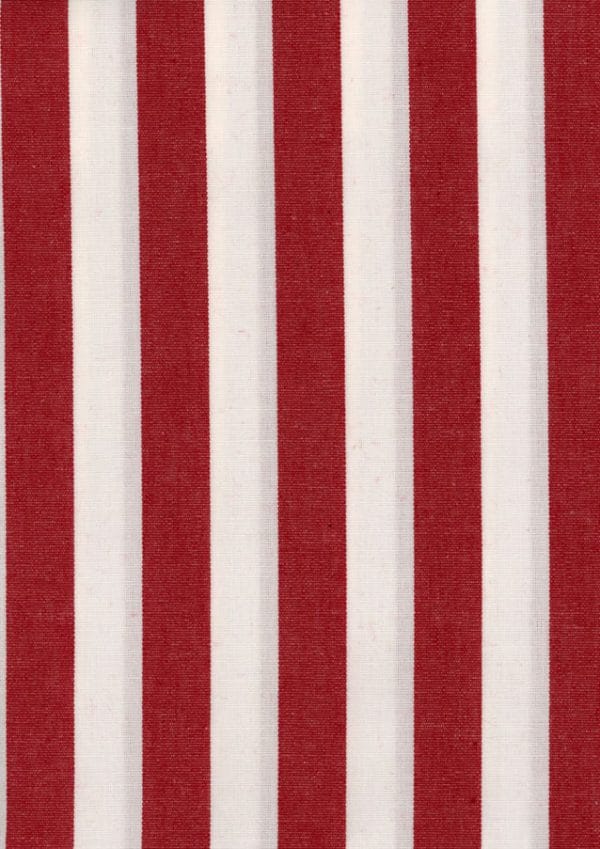 Tela de rayas en color granate Stripes Red