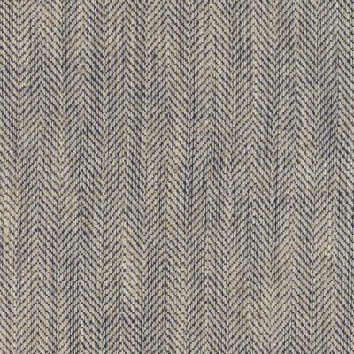 Tela de zig zag en color azul Twill Ocean