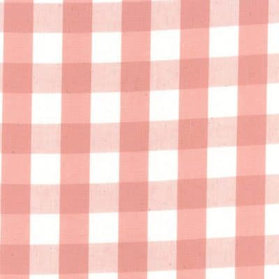 Tela de cuadros en color rosa Vichy Pink