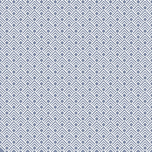 Papel pintado geométrico en color azul Amazzonia 22038