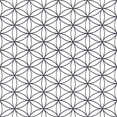 Papel pintado geométrico en color blanco y negro Amazzonia 22051