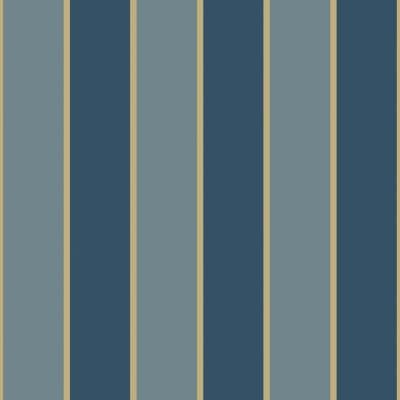 Papel pintado de rayas color azul Amazzonia 22064