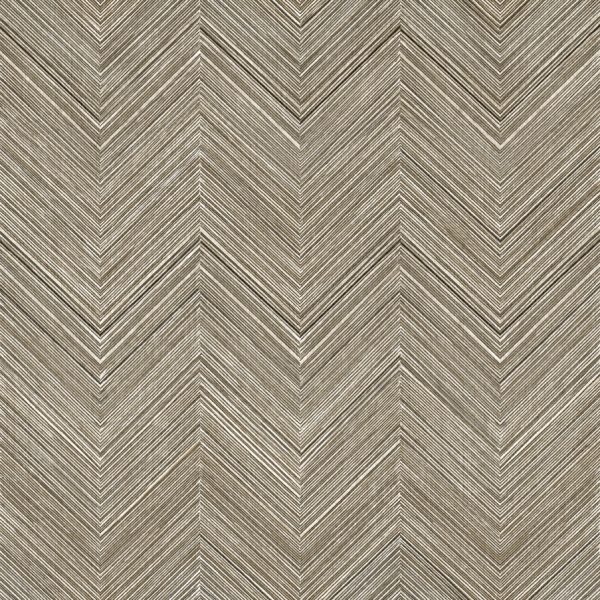 Papel pintado zig zag color marrón Amazzonia 22074