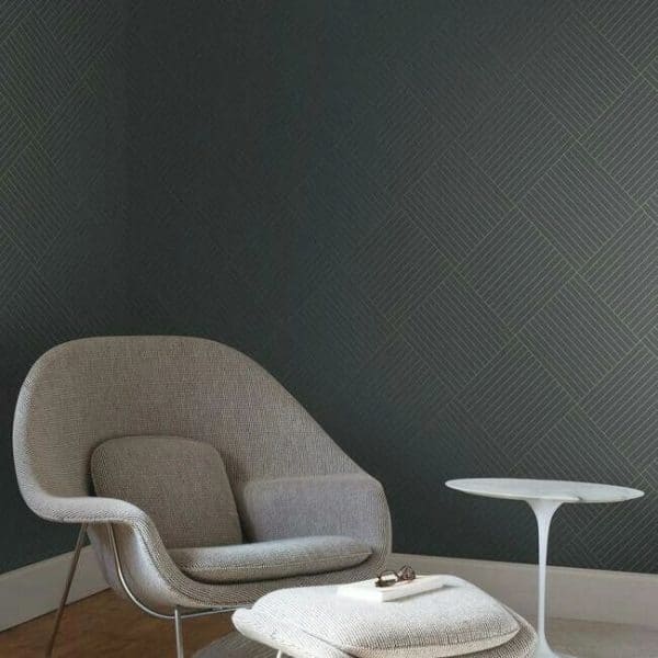 Papel pintado de geométrico clásico en color gris Twisted Tailor GM7568 - Imagen 3