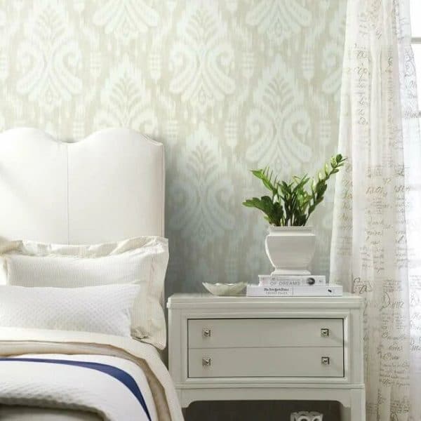 Papel pintado de ikat en color beige Hawthorne Ikat TC2647 - Imagen 4