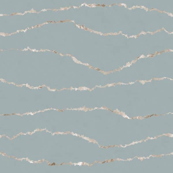 Papel pintado abstracto en color azul Oriental Sense 35833