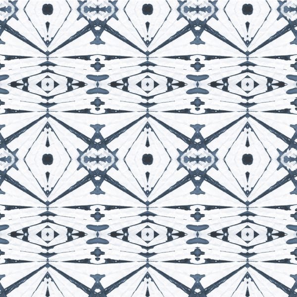 Papel pintado abstracto en color azul Oriental Sense 35860