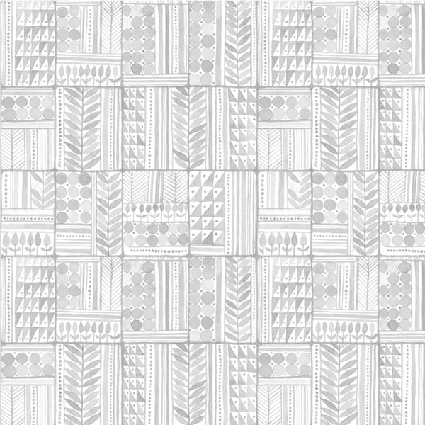 Papel pintado abstracto en color gris Oriental Sense 35870