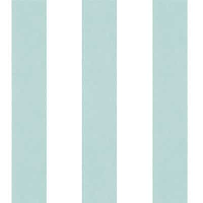 Papel pintado de rayas color verde Oriental Sense 35892