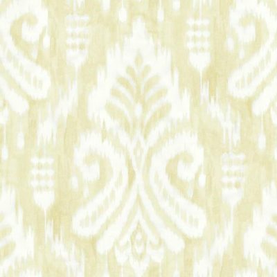 Papel pintado de ikat en color amarillo Hawthorne Ikat TC2641
