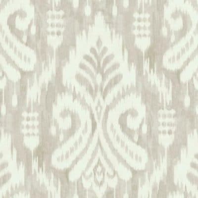 Papel pintado de ikat en color gris claro Hawthorne Ikat TC2642
