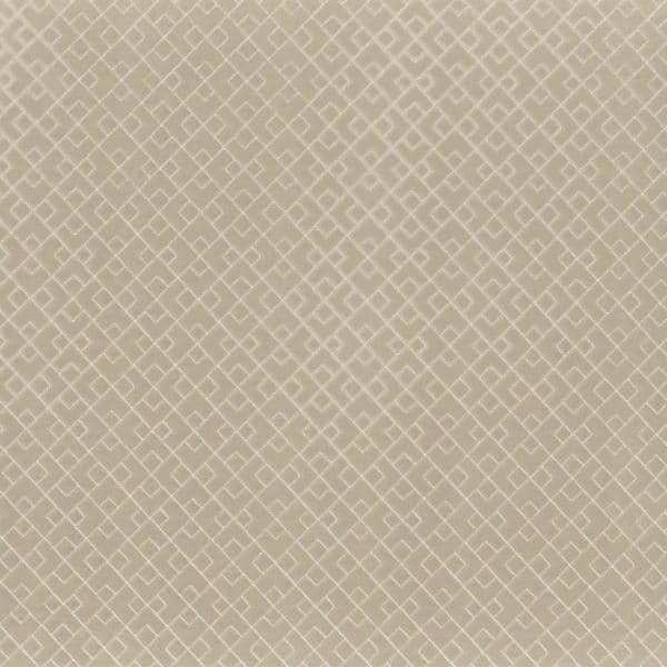 Tela de diseño geométrico en color beige Brazilia 46800129