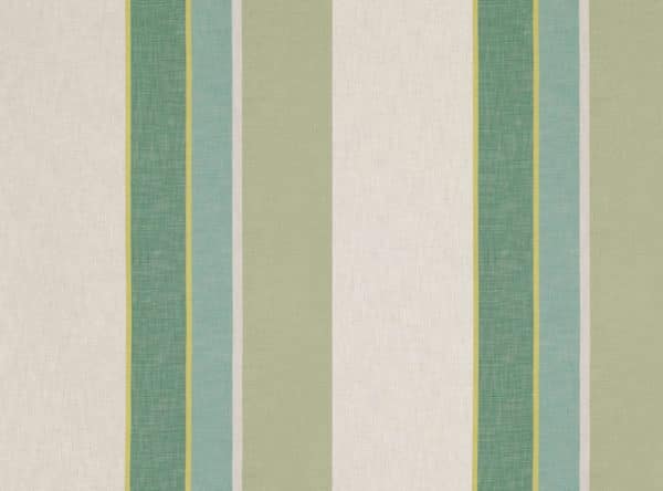 Tela de rayas en color verde Stipa Eden V3387/01