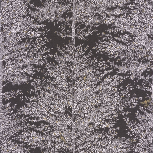 Papel pintado de árboles en color negro y blanco Tree of Life 102979037