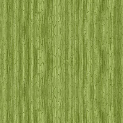 Papel pintado símil fibras naturales en color verde Flora 18575