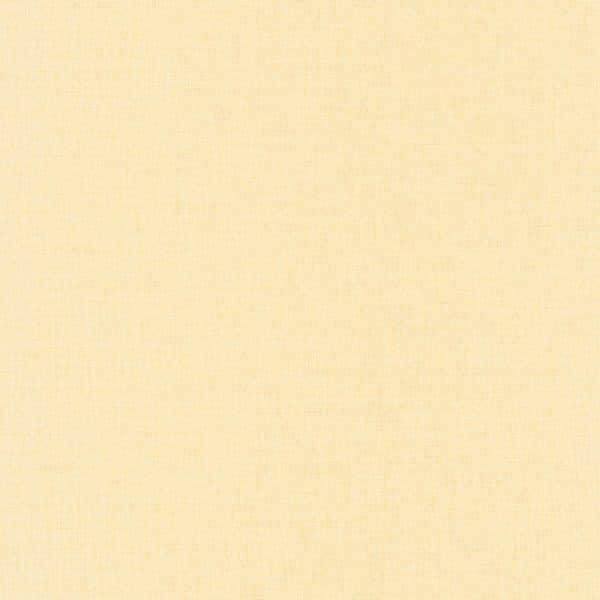 Papel pintado liso en color amarillo Linen Uni 68522259