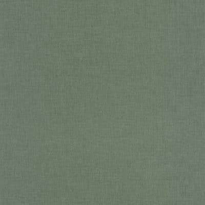 Papel pintado liso en color verde Linen Uni 68527852