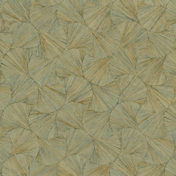 Papel pintado acabados naturales en color verde Lombok 75321018