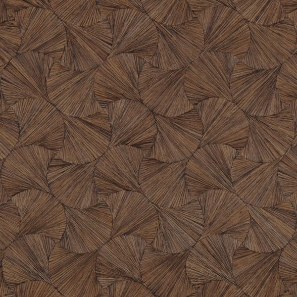 Papel pintado acabados naturales en color marrón Lombok 75321324