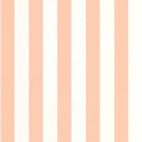 Papel pintado de rayas en color rosa Olympe 87434480