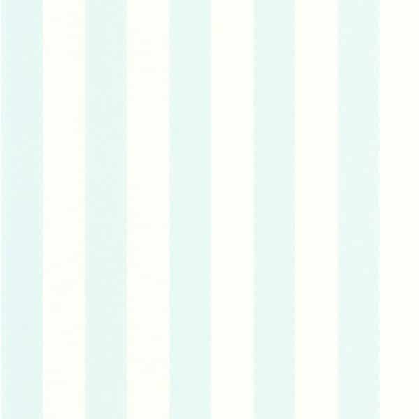 Papel pintado de rayas en color azul Olympe 87436032