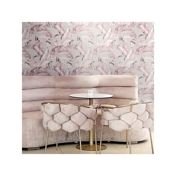 Papel pintado tropical floral color rosa Amazzonia 22014 - Imagen 3