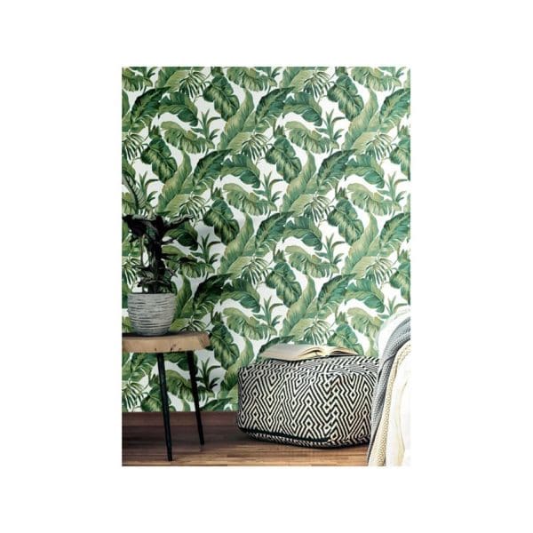 Papel pintado tropical floral color verde Amazzonia 22012 - Imagen 4