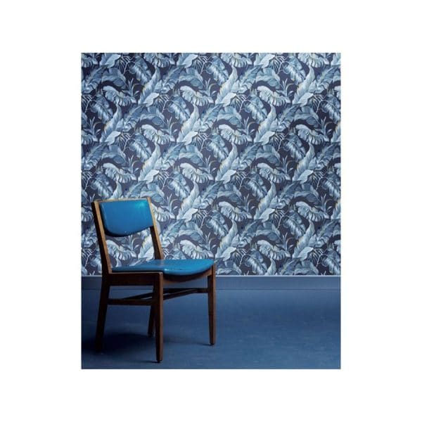 Papel pintado tropical floral color azul Amazzonia 22013 - Imagen 3