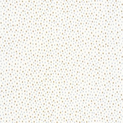 Papel pintado infantil en color marrón y azul Ondee 103160689