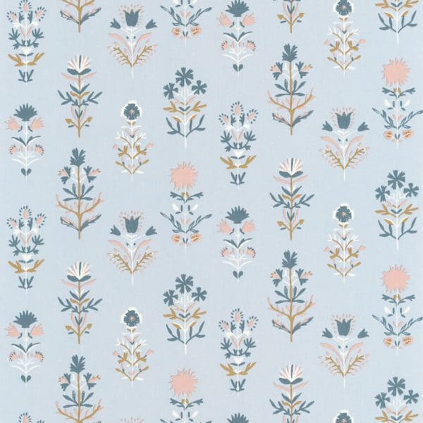 Papel pintado infantil en color azul Charmes 103176355