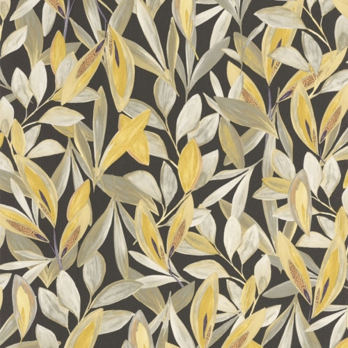 Papel pintado de hojas en color beige Hojas 85971530