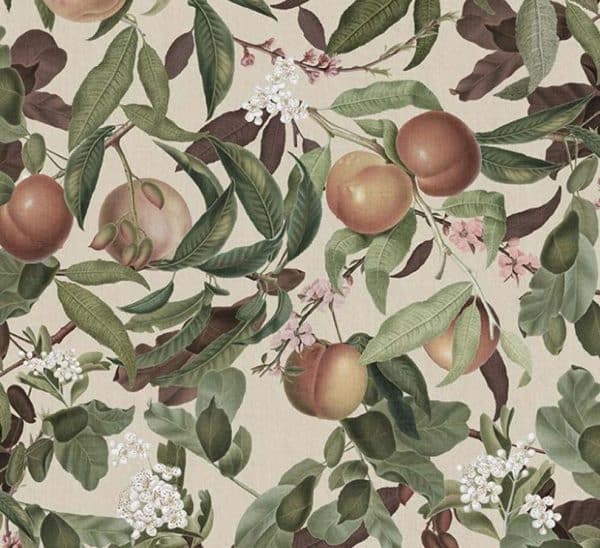 Papel pintado infantil de color beige Peach Valley R17992