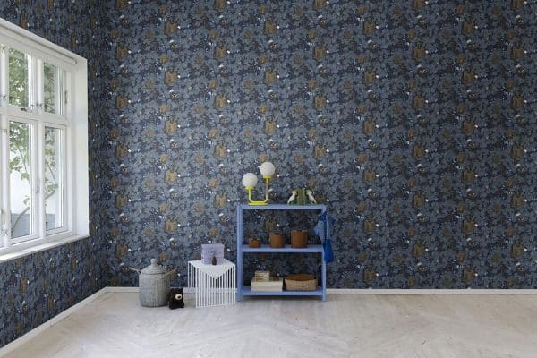 Papel pintado infantil de color azul Treehouse R18012 - Imagen 3