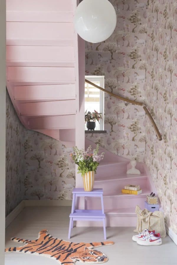 Papel pintado infantil de color rosa Dreamland R18052 - Imagen 5