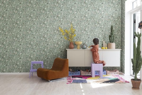 Papel pintado infantil de color verde Pixie Shore R18111 - Imagen 3