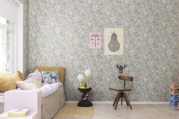 Papel pintado infantil multicolor Poppy Meadow R18122 - Imagen 3