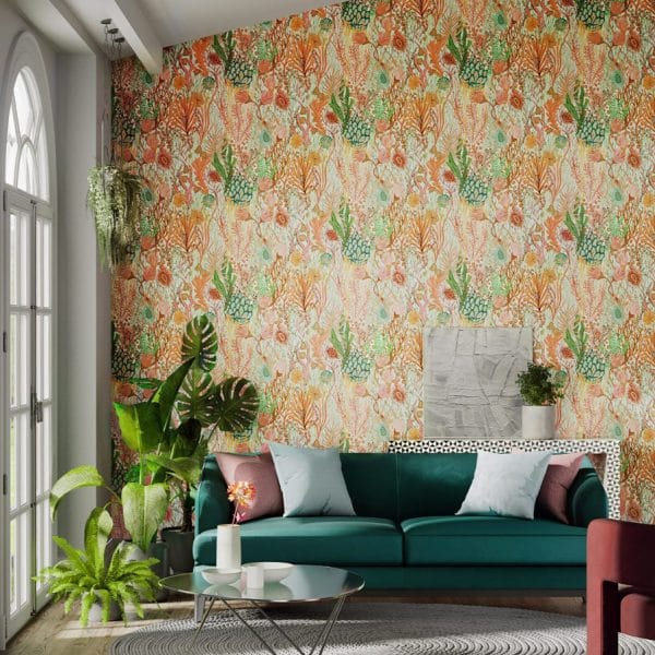 Papel pintado de corales multicolor Acropora HTEW112779 - Imagen 3