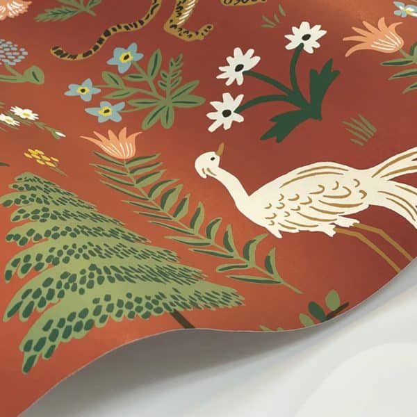 Papel pintado de animales color granate Menagerie RP7301 - Imagen 4