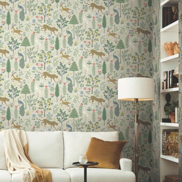 Papel pintado de animales color beige Menagerie RP7303 - Imagen 3
