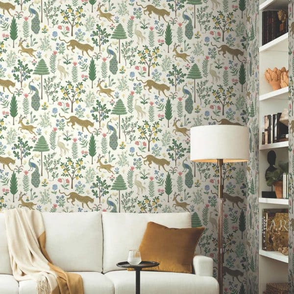 Papel pintado de animales color beige Menagerie RP7305 - Imagen 3